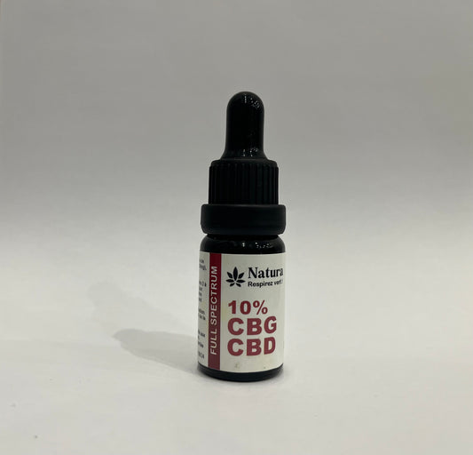 Huile de CBD/CBG 10% pour Douleurs