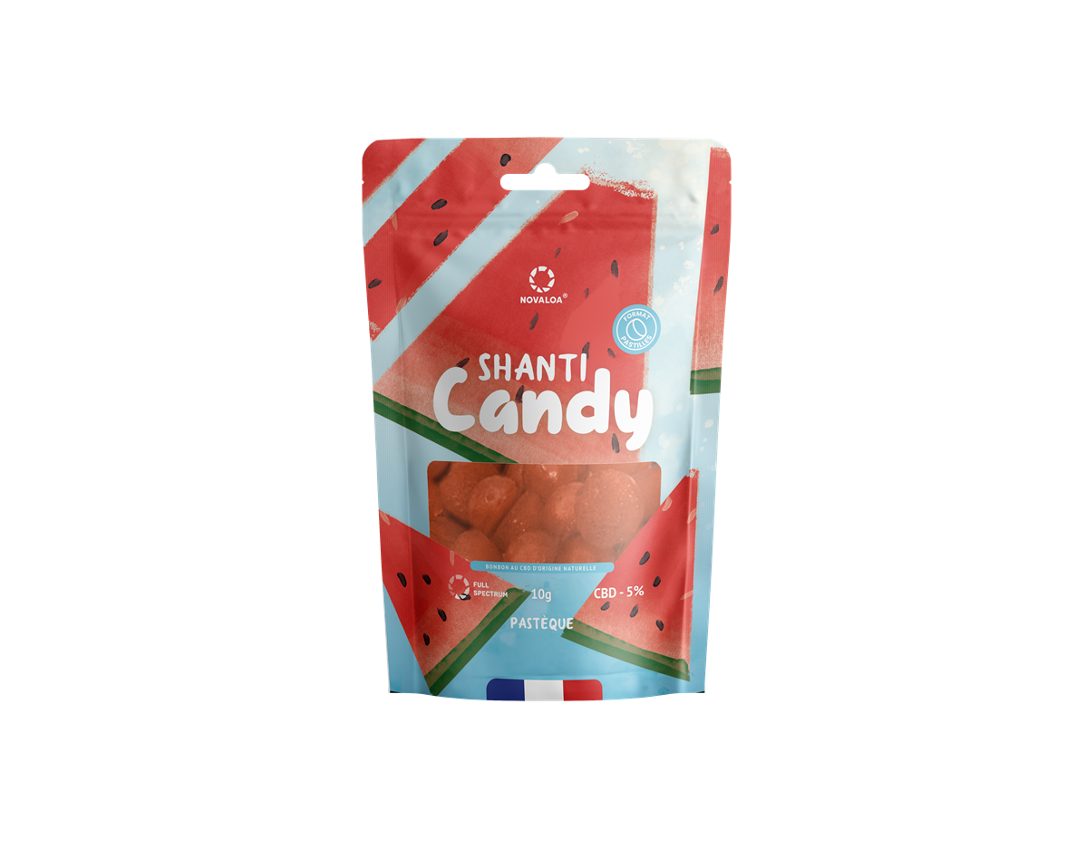 Pastilles CBD 5 % - Pastèque