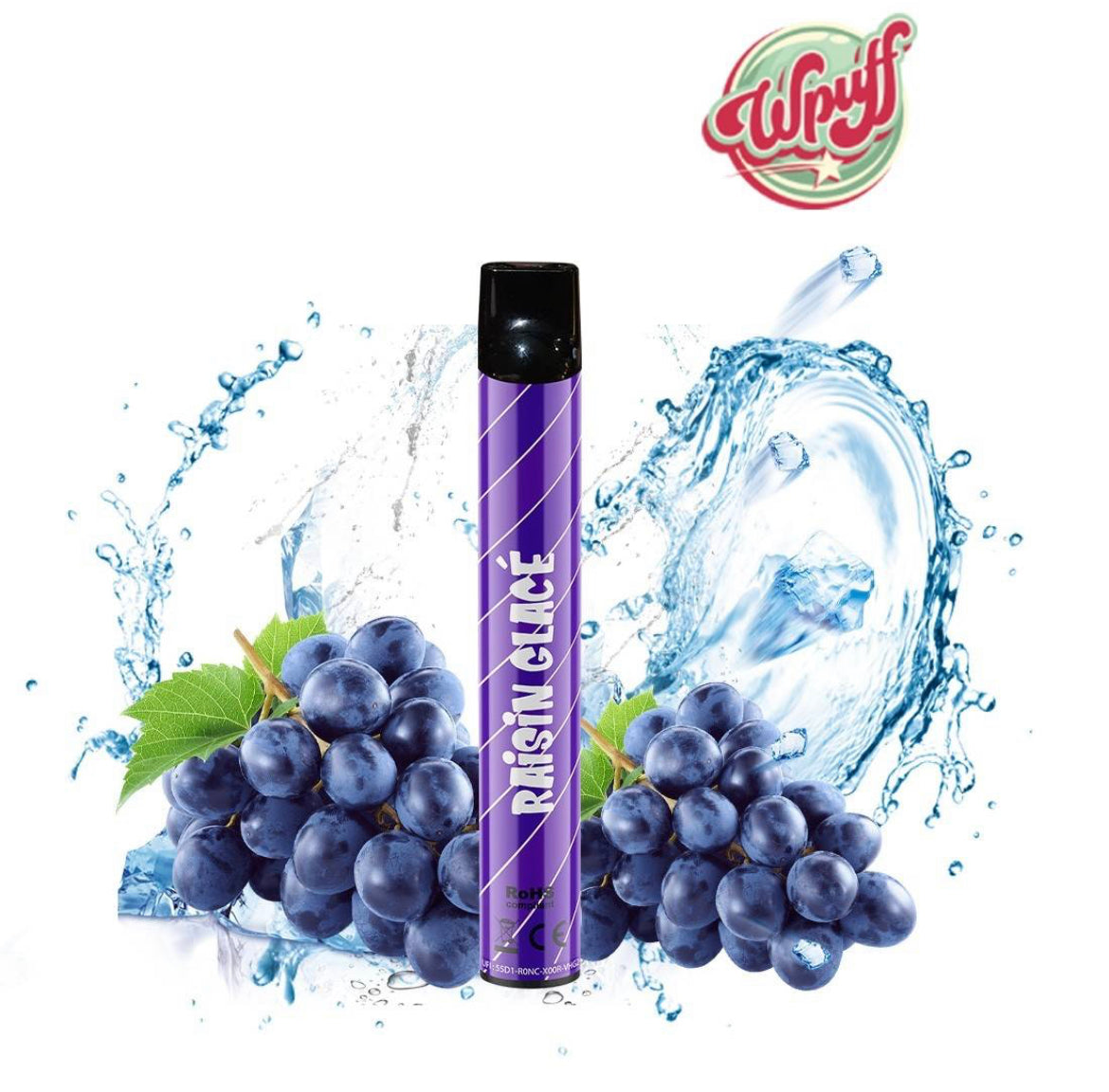 Wpuff Raisin Glacé 9mg nicotine - 600 puffs