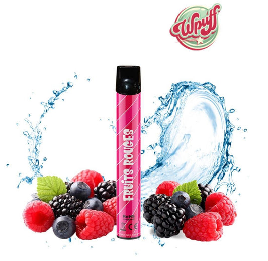 Wpuff Fruits Rouges 9mg nicotine - 600 puffs