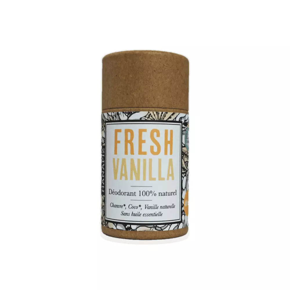 DÉODORANT NATUREL AU CHANVRE – FRESH VANILLA