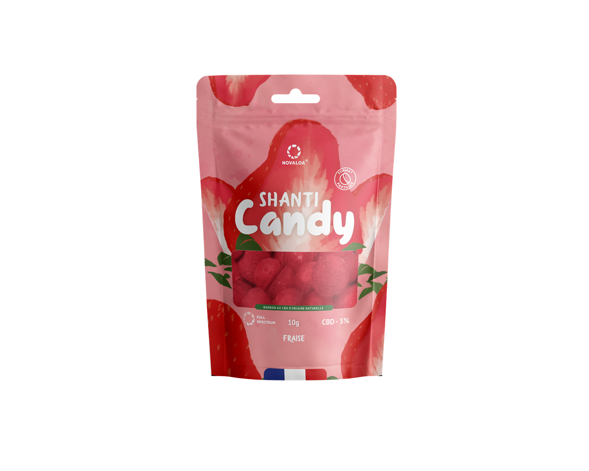 Pastilles CBD 5 % - Fraise