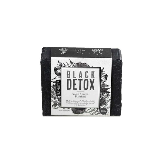 SAVON SURGRAS AU CHANVRE – BLACK DETOX